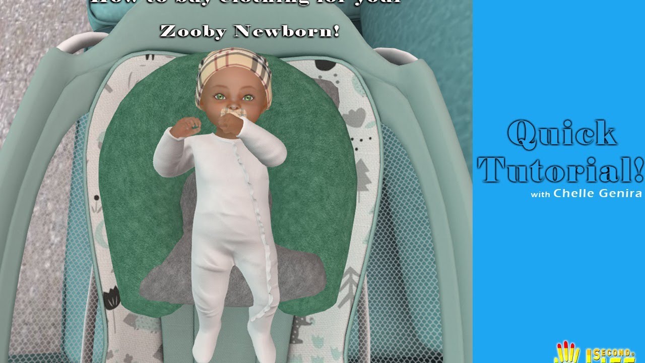 SecondLife: Покупка одежды для новорожденного Zooby | КРАТКОЕ руководство
