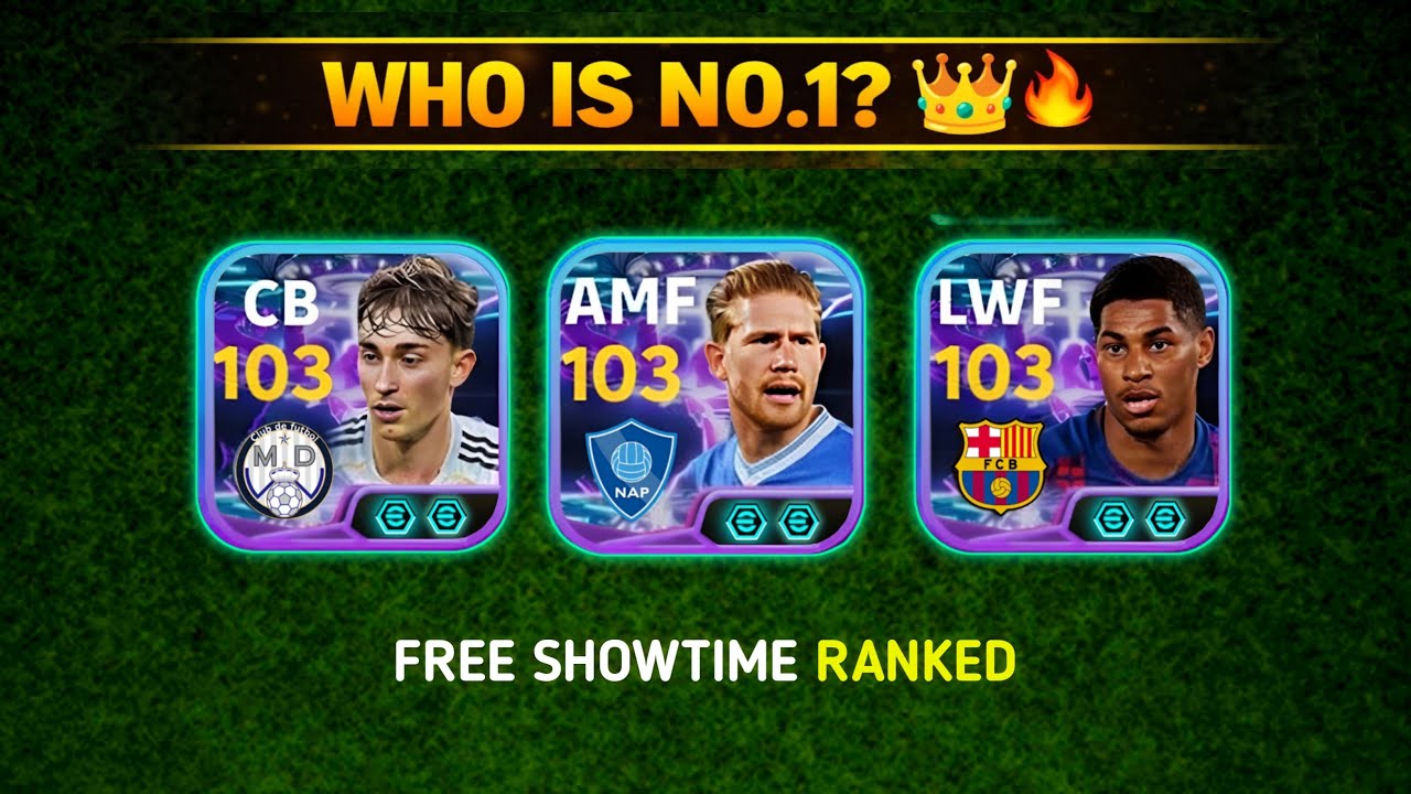 ТОП-3 БЕСПЛАТНЫХ ИГРОКОВ SHOWTIME В РЕЙТИНГЕ 😱 | Новогодний подарок eFootball 2026