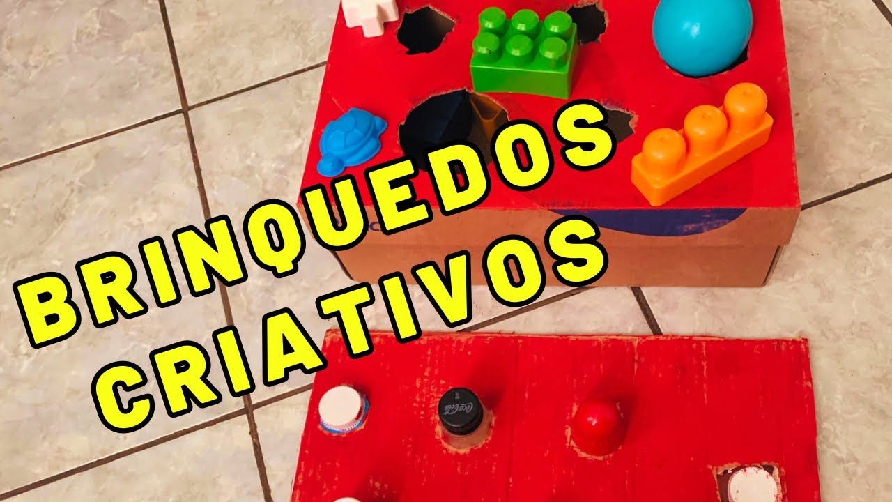 COMO FAZER BRINQUEDOS COM RECICLÁVEIS? Brincadeiras Para ESTIMULAR BEBÊS DE 1 ANO - DIY