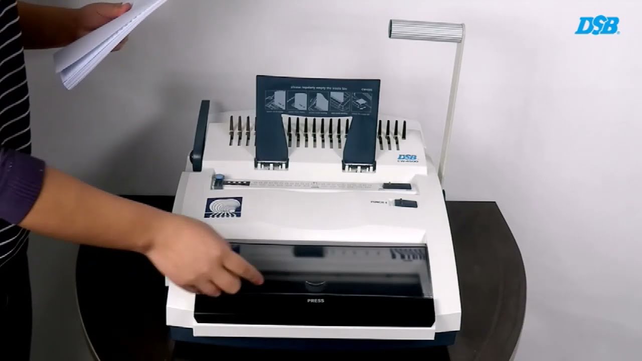DSB CW-4500 A4 Electric Comb&Wire Binding Machine