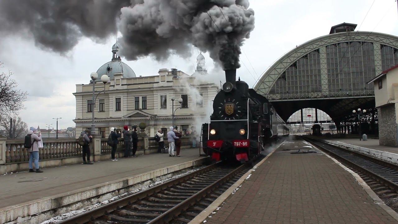 Вокзал Львів Ретро потяг - 2025