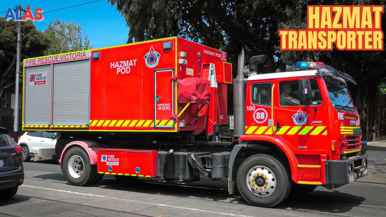 *RARE HAZMAT POD* FRV // HazMat 88 + Pumper 88 (Hallam) - Responding Code 1 | Fuel Spill, Malvern