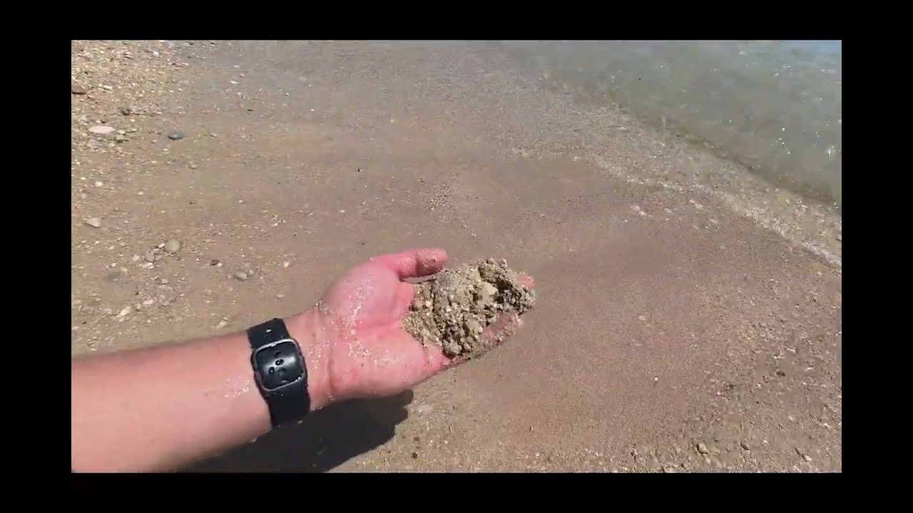 Chorwacja / Dalmacja Południowa / P&oacute;łwysep Pelje&scaron;ac / Orebić plaża Trstenica - sierpień 2025 piasek
