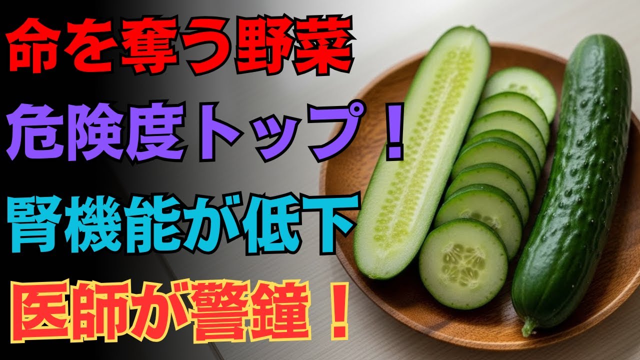 腎臓を壊す危険な野菜４選と守る奇跡の野菜４選｜腎臓医が語る本当に正しい食べ方【シニア必見】