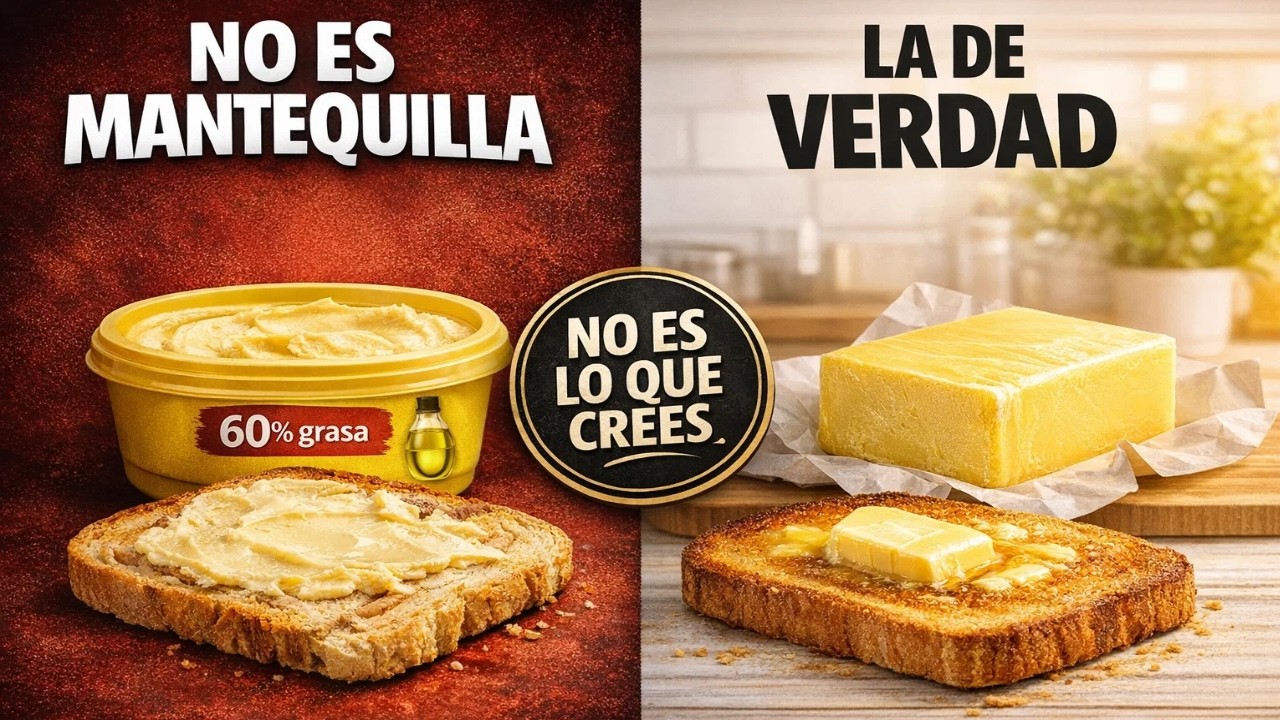Esta NO es mantequilla real (aunque la compres cada semana)