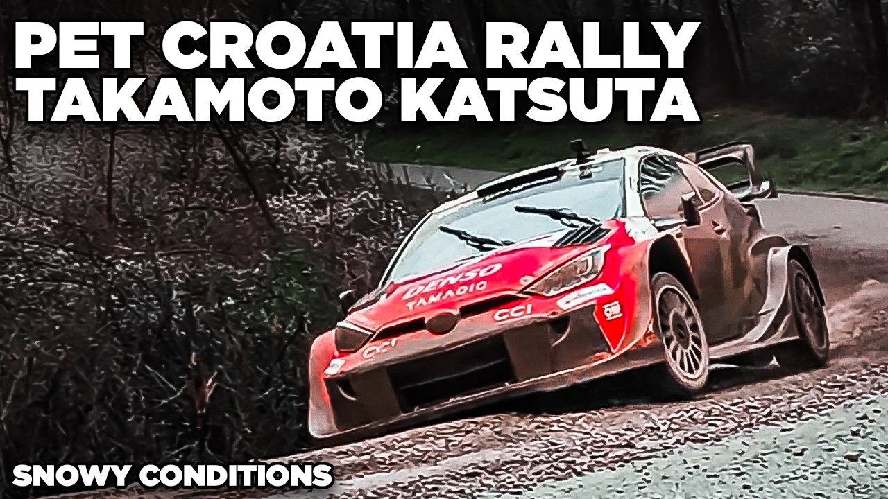 TEST WRC RALLY CROATIA 2026 | Takamoto Katsuta - Aaron Johnston | Yaris GR Rally1