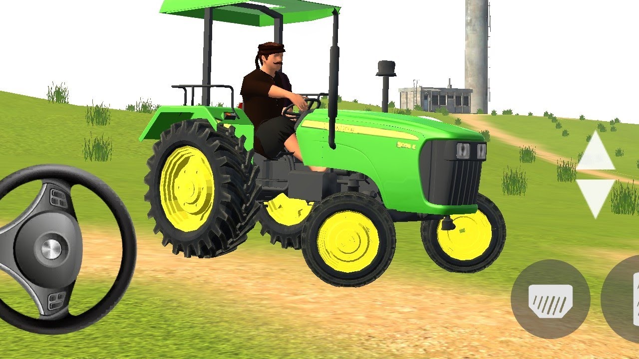 TRANSPORTING tractor driving 3d #fs22 Green🟢 John Deere🦌 tractor Offroding Android gameplay #gta5
