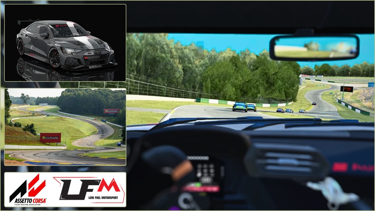 Pressão Demais em Road Atlanta | Audi RS3 TCR • LFM Cup | Assetto Corsa