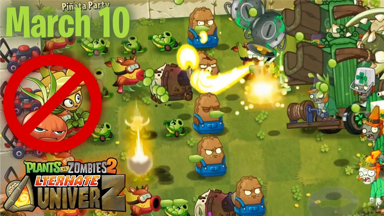 PvZ AltverZ Luck o' The Zombie Piñata Party - March 10th, 2026 - PFless Mowerless