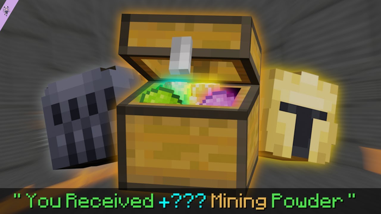 PAINFUL FIRST Experience With GEMSTONE POWDER MINING! - Hypixel Skyblock (Funny Moments)