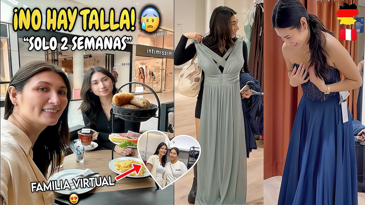 Sólo 2 semanas para la boda 😱 ¡Buscando el vestido para Mirella! | – Shirley Tocic en Alemania 🇩🇪