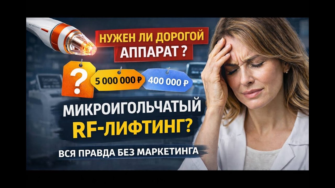 Нужен ли дорогой аппарат микроигольчатого RF? Вся правда без маркетинга
