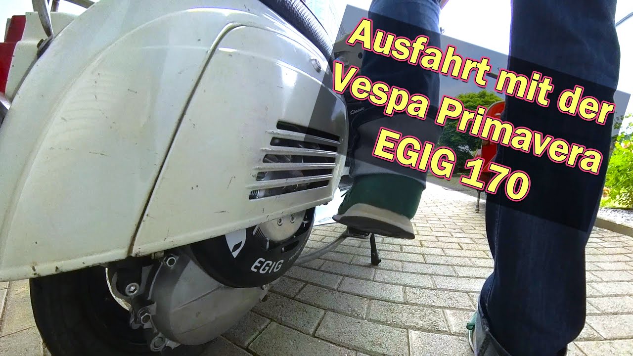 Vespa Primavera EGIG 170, TÜV gecheckt und ab geht die erste Rund mit den Jungs