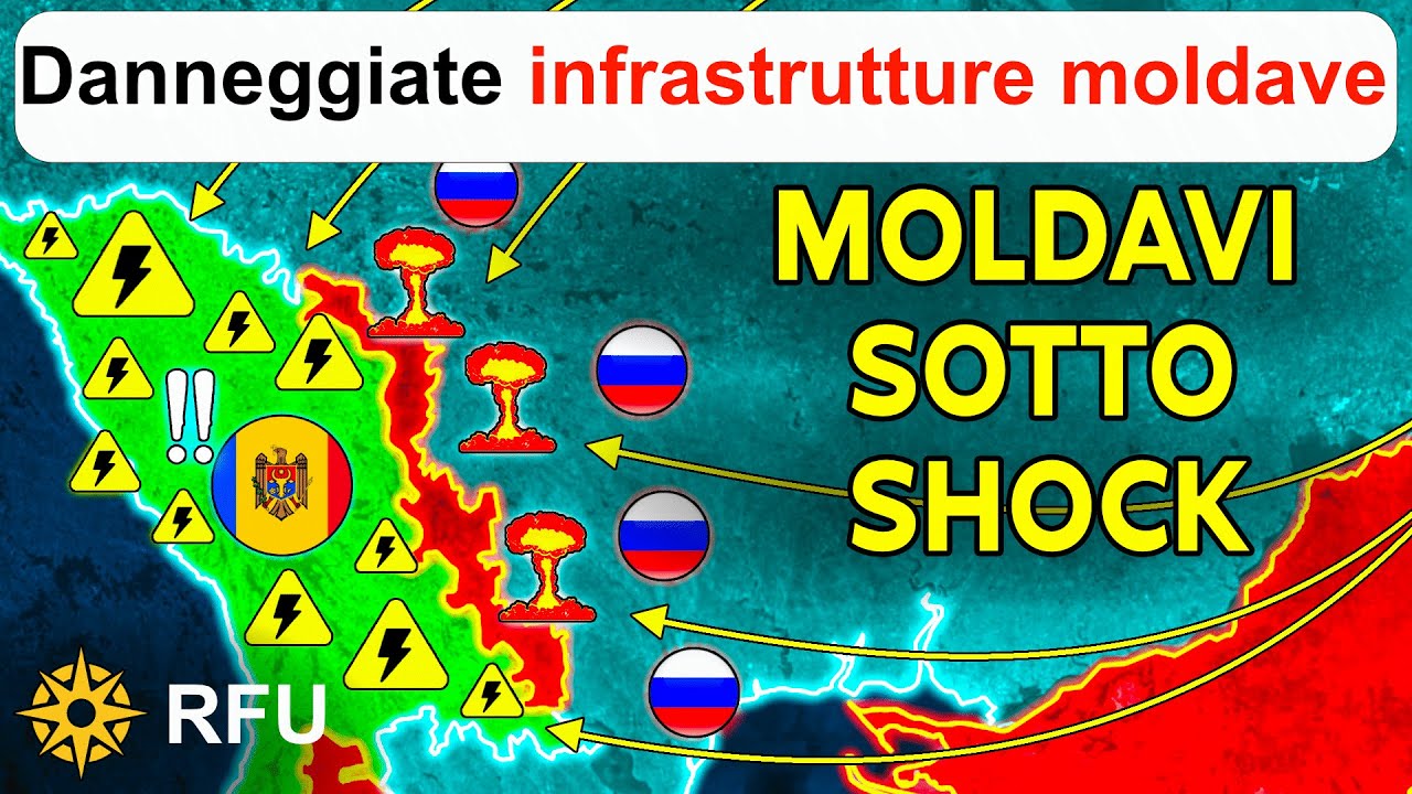 Bombardamenti Russi Spengono la Moldavia, Popolazione Sotto Shock