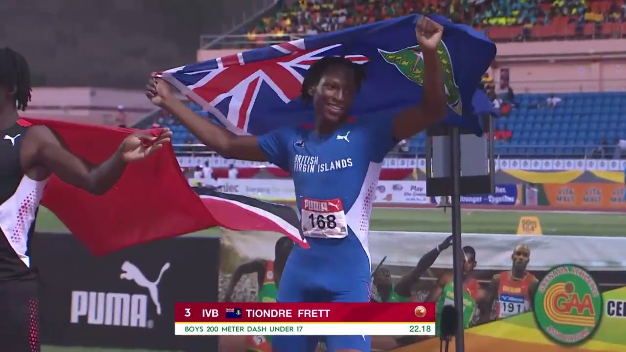 CARIFTA Games 2024 Grenada | Boys 200 Meter Dash Under 17 Final