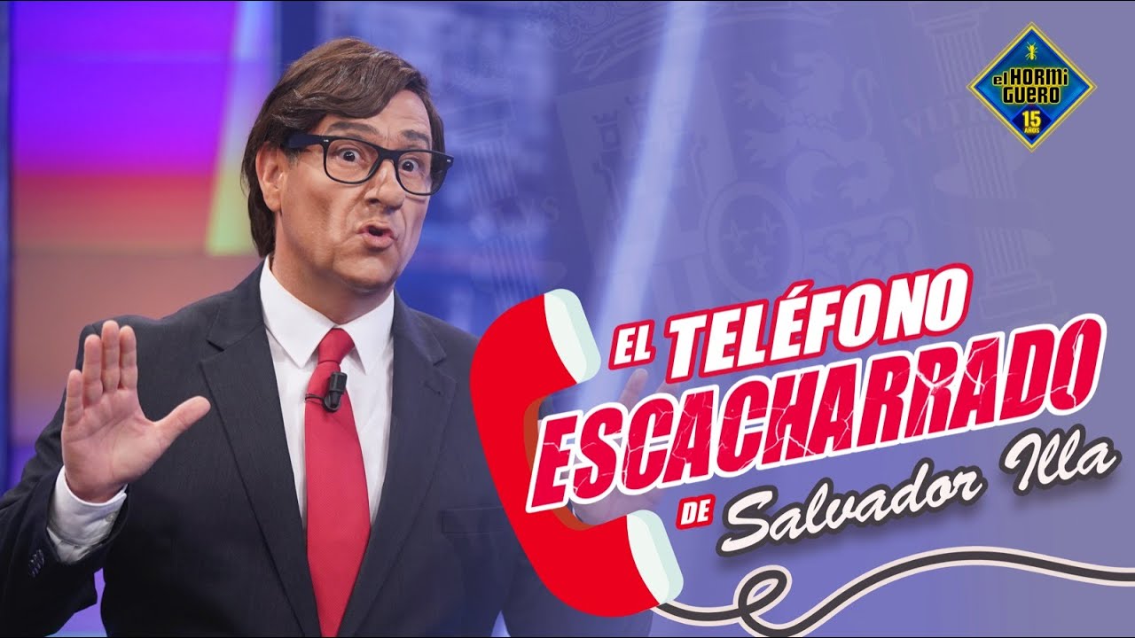 El teléfono escacharrado del doble en acción de Salvador Illa - Carlos Latre - El Hormiguero