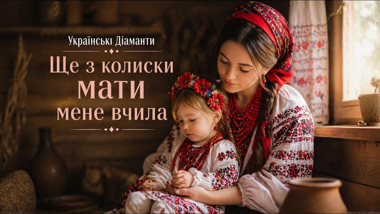 Ще з колиски мати мене вчила