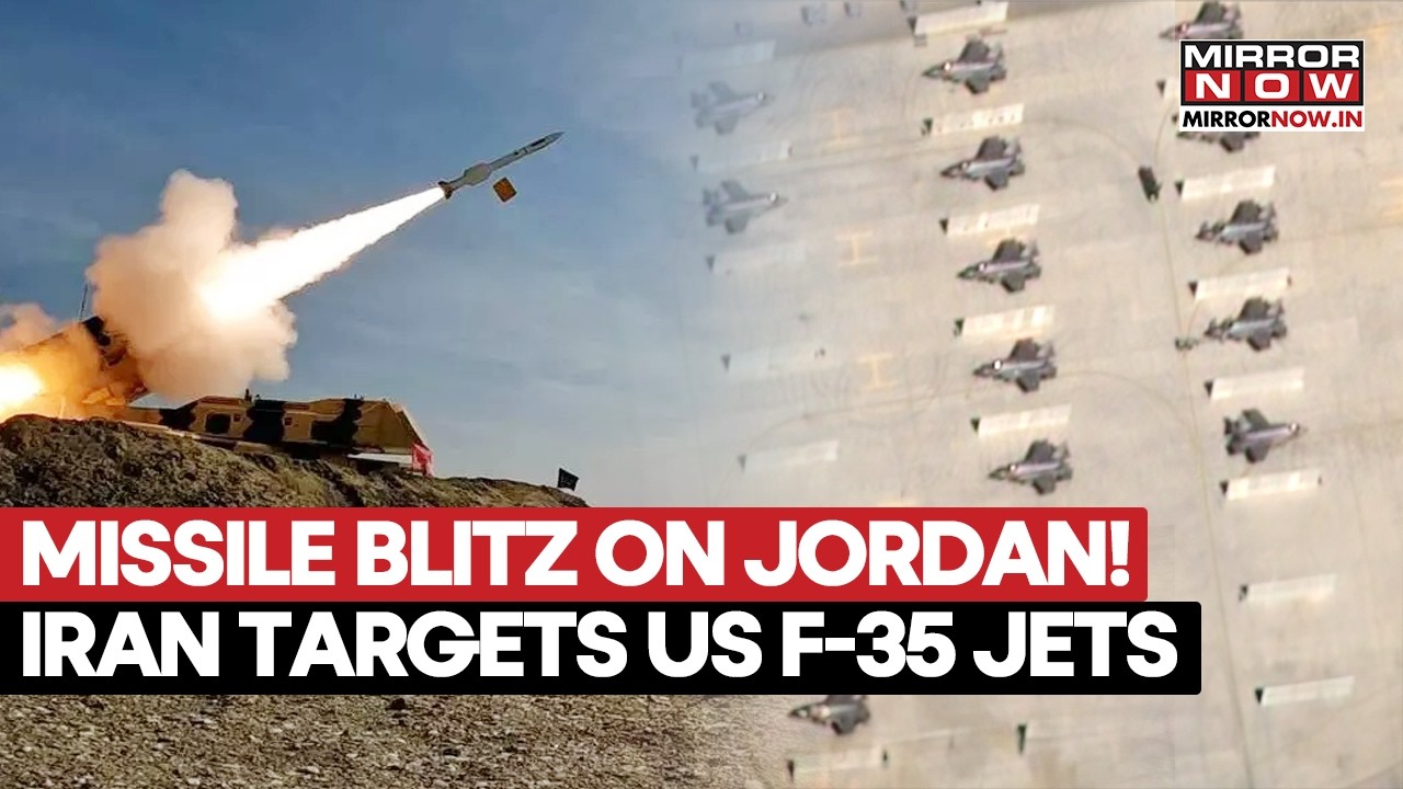 US BASE IN JORDAN HIT? Iran Targets F-15, F-16 & F-35 Jets As Ballistic Missiles Rain Hell On GULF