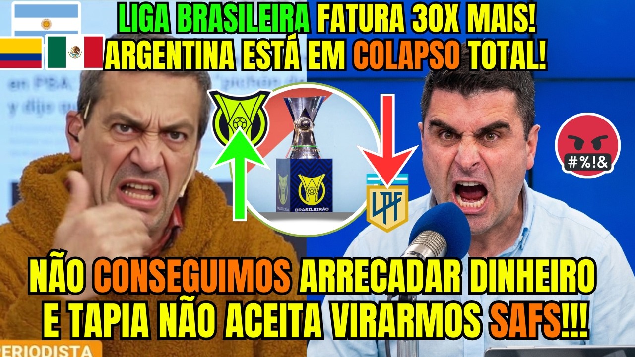 SUL-AMÉRICA FICA LOUCA COM O BRASILEIRÃO DEVASTANDO AS LIGAS SE ARGENTINA AFUNDA!!