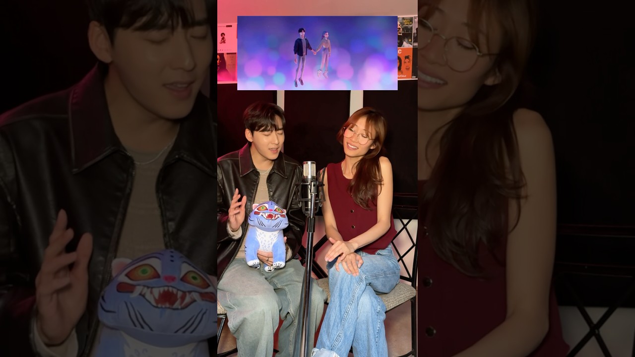 ⁠Singing &lsquo;Free&rsquo; - Rumi & Jinuw/ @YoLeendaDong ##kpop KPOPDemonHunters