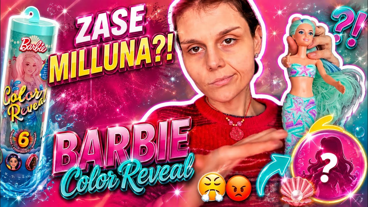 Zase Milluna?! 😤😡 | Barbie Color Reveal Barbie mořská panna 🧜🏻‍♀️