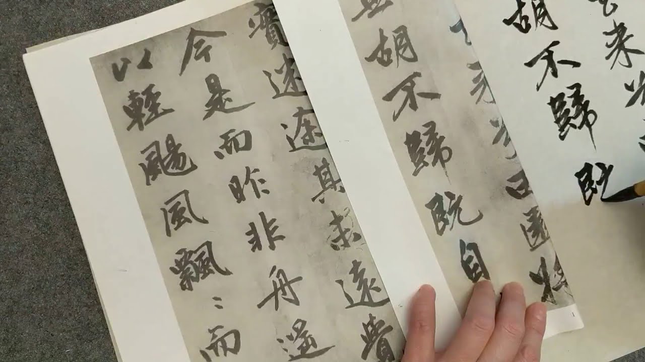 Chinese Calligraphy - Emulating Zhao Mengfu 臨元趙孟頫 行書《歸去來兮辭》(1)