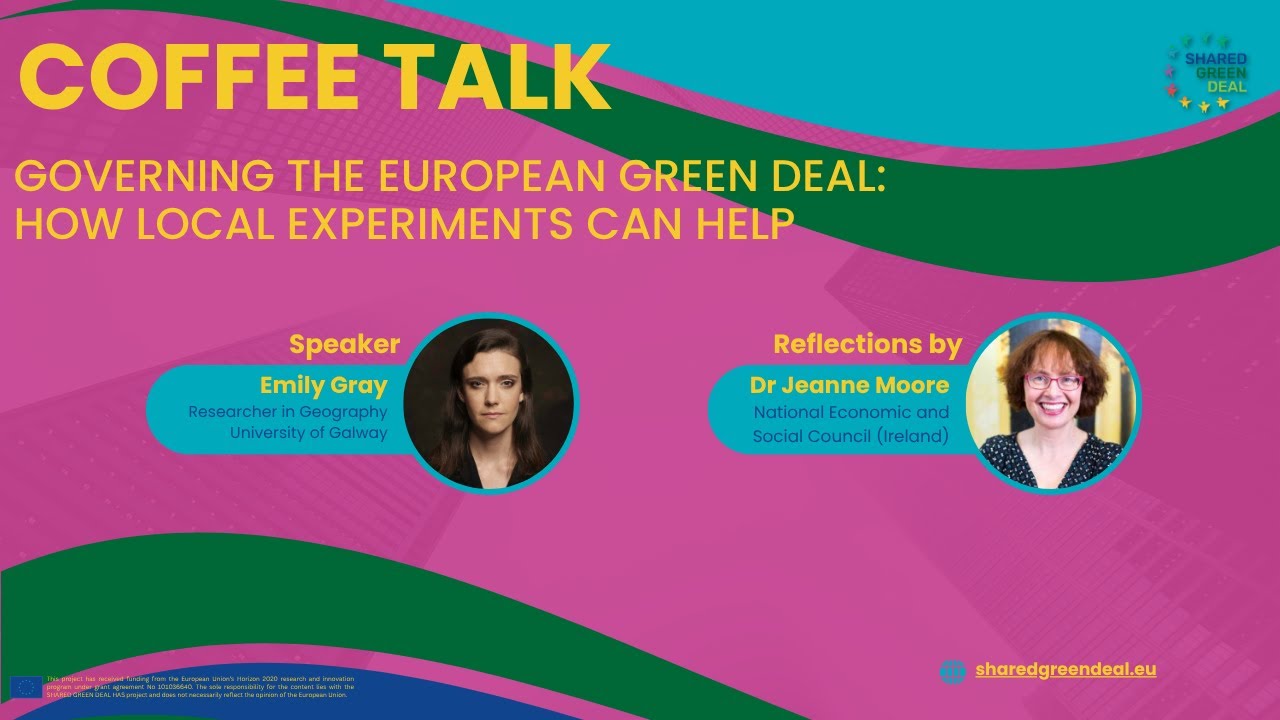 Governing the European Green Deal: how local experiments can help