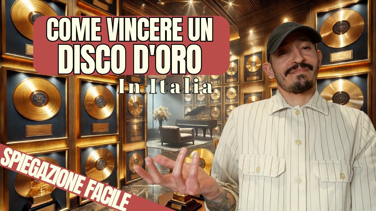 COME SI VINCE UN DISCO D'ORO? Spiegazione facile /// #album #discodoro #curiositàmusicali