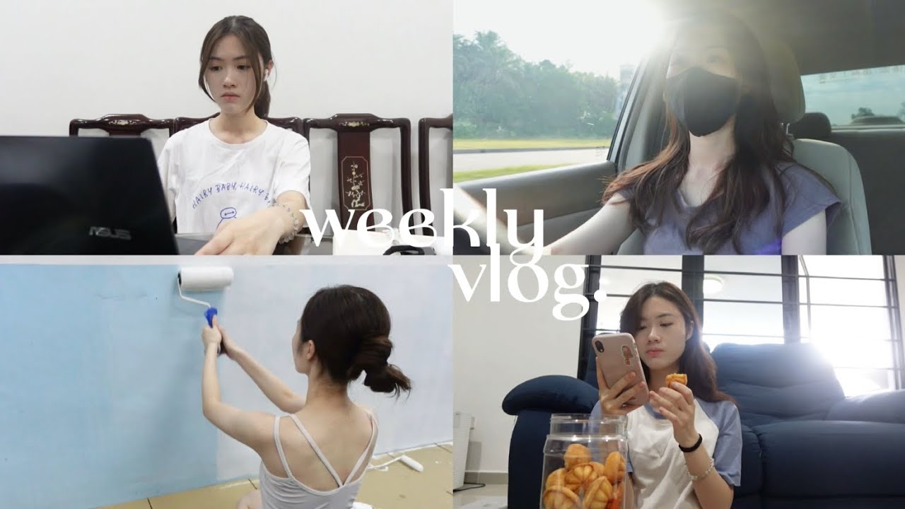 vlog 107｜放假周vlog🌾 / 回校补课开会📋 / 陪陪家人🍜✨