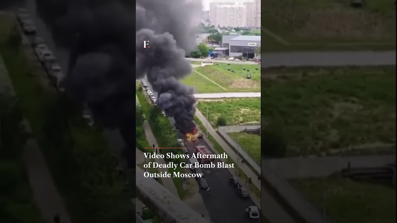 Video Shows Aftermath of Deadly Car Bomb Blast Outside Moscow | N18G