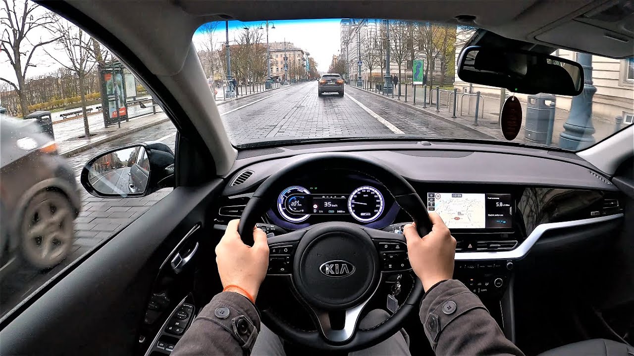 KIA Niro TX 139hp hybrid - POV Test Drive. Kia GoPRO driving