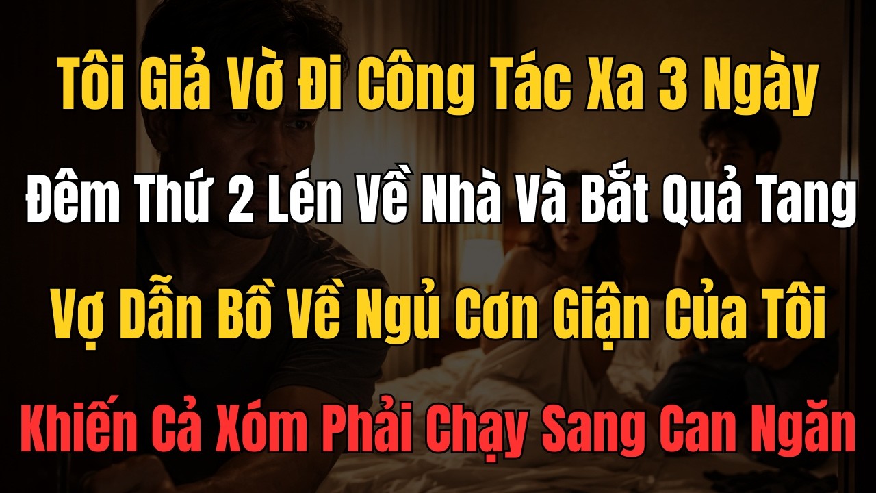 Người chồng trở về giữa đêm và phát hiện cảnh tượng không tưởng trong phòng ngủ của vợ