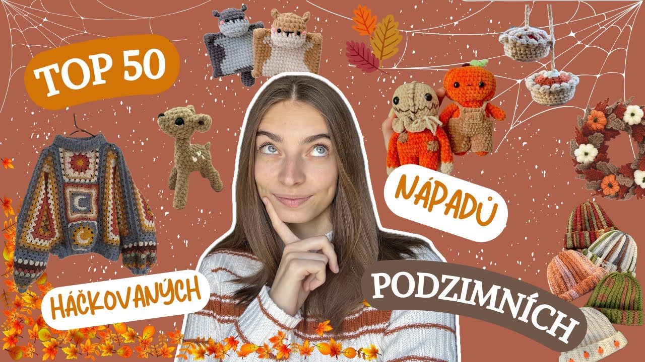 TOP 50 PODZIMNÍCH HÁČKOVANÝCH NÁPADŮ