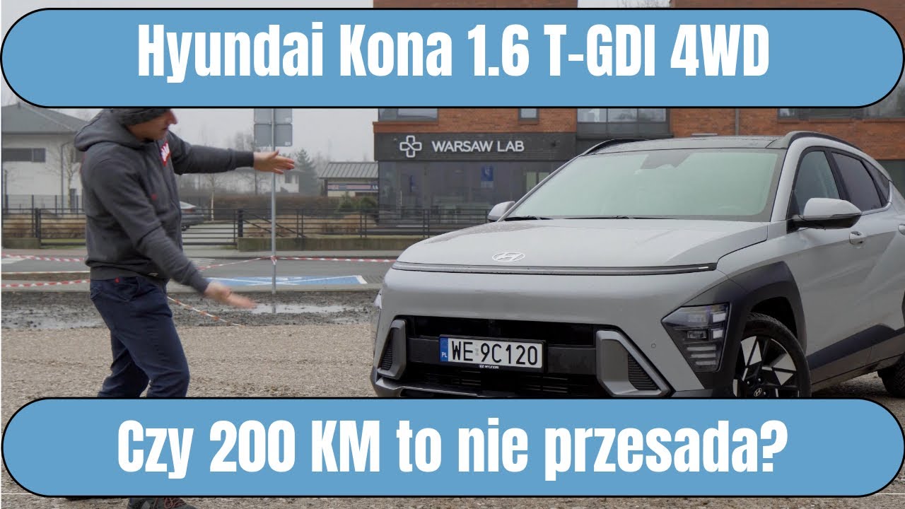 Robert testuje - [Hyundai Kona 1.6 T-GDI 4WD]