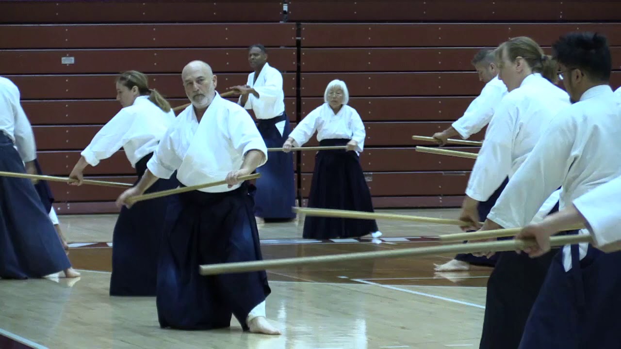 Birankai Aikido Summer Camp 2017 - A. Fleshler, Jo Weapons