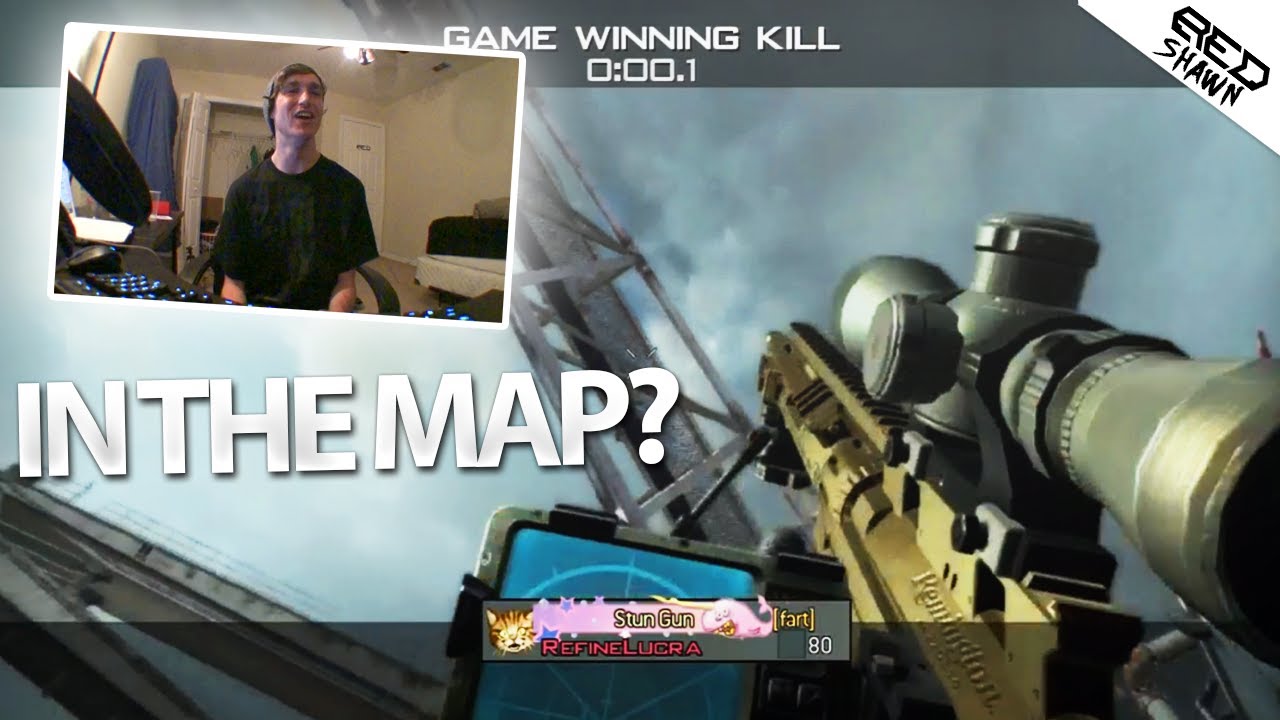 MW3 IN THE MAP TRICKSHOTTING?! (INSANE SHOT!)