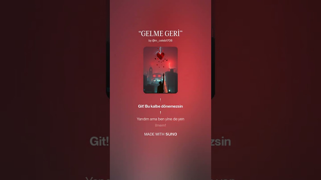 “GELME GERİ”