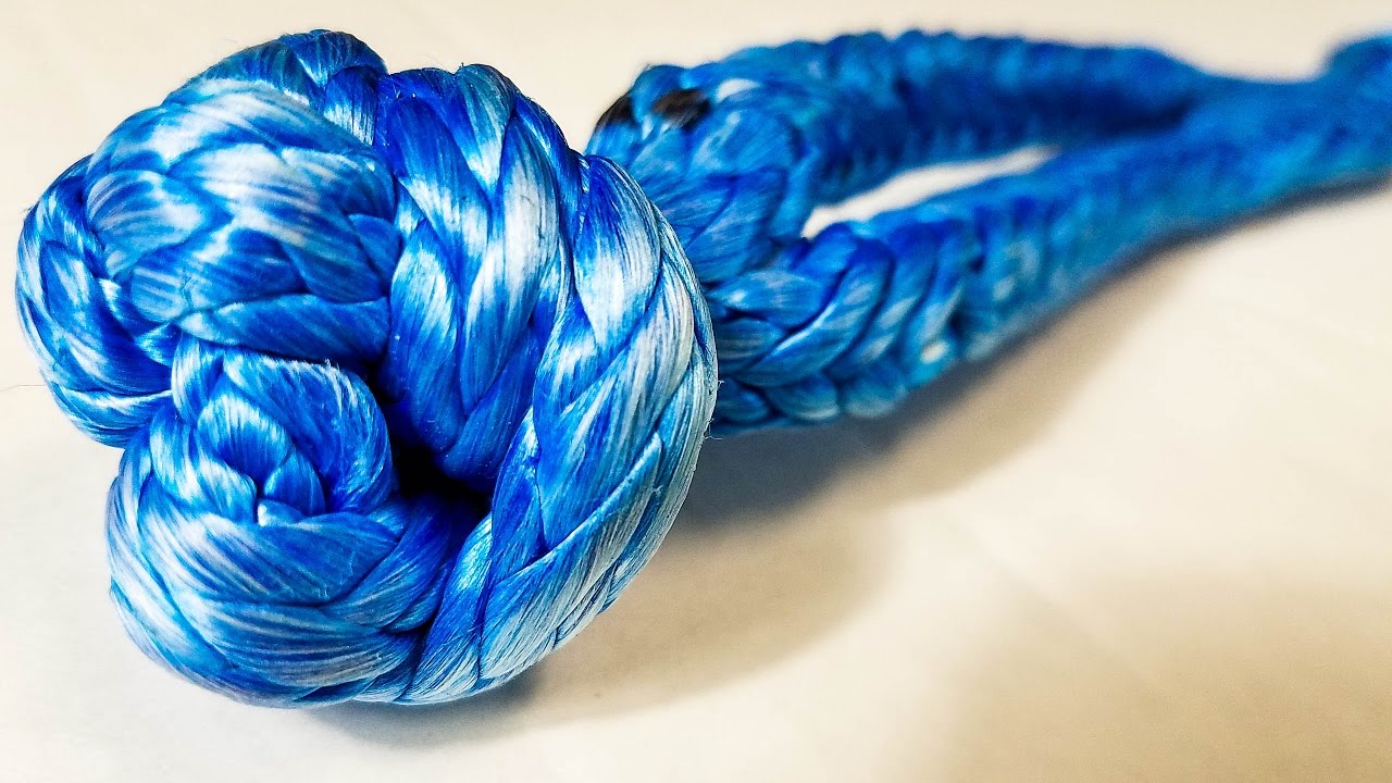 Highlining - Soft Shackles with Button Knots