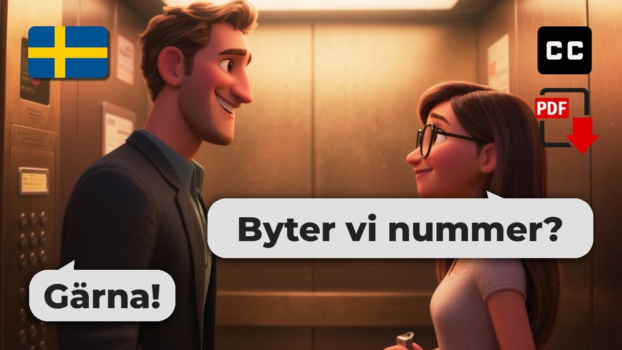 Fall in Love & Learn Swedish! 💬 Easy Swedish Conversation for Beginners (A2-B1)