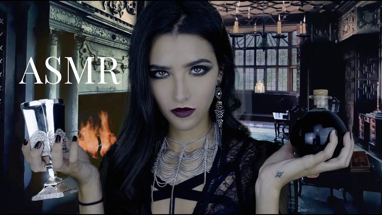 ASMR Vampire Hostess Welcomes You... (Light layered sounds & others)