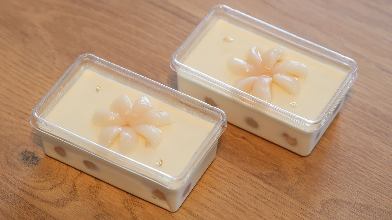 Kh&uacute;c bạch vải m&aacute;t lạnh thơm ngon cho m&ugrave;a h&egrave; | Lychee panna cotta