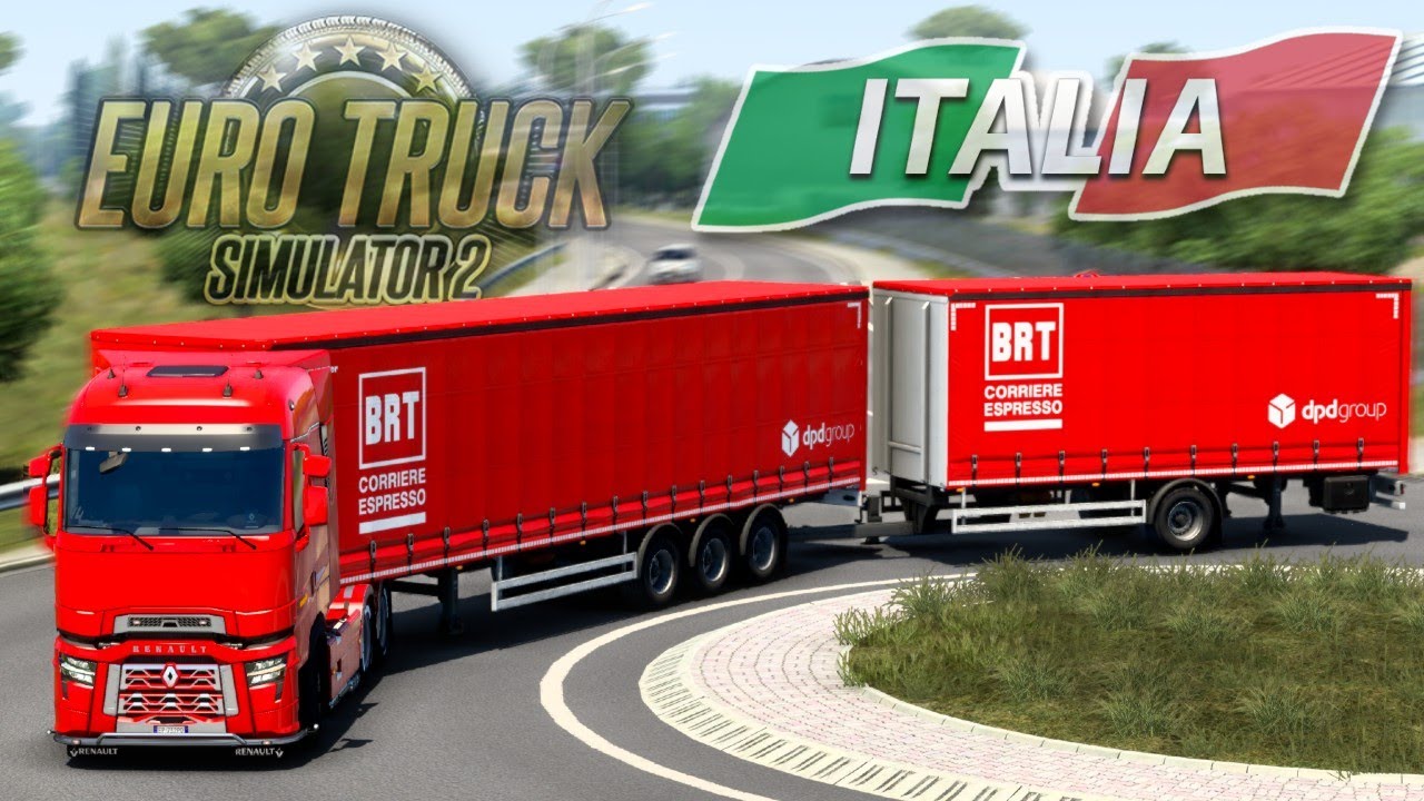 TRASPORTO BRT AUTOTRENO su EURO TRUCK SIMULATOR 2!