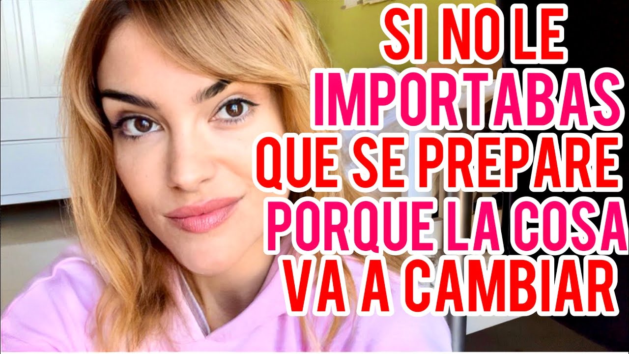 NO LE IMPORTABAS, HASTA HOY!