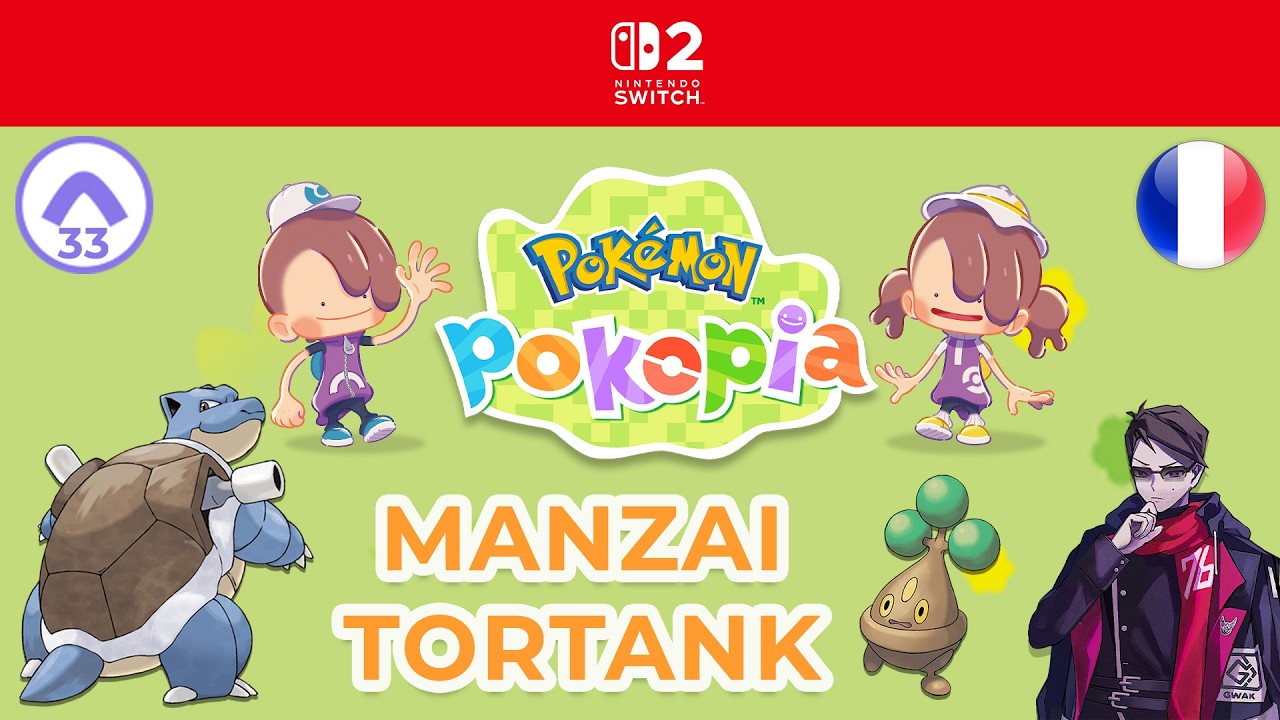 [33 - FR] MANZAI - TORTANK - POKEMON POKOPIA - NINTENDO SWITCH 2