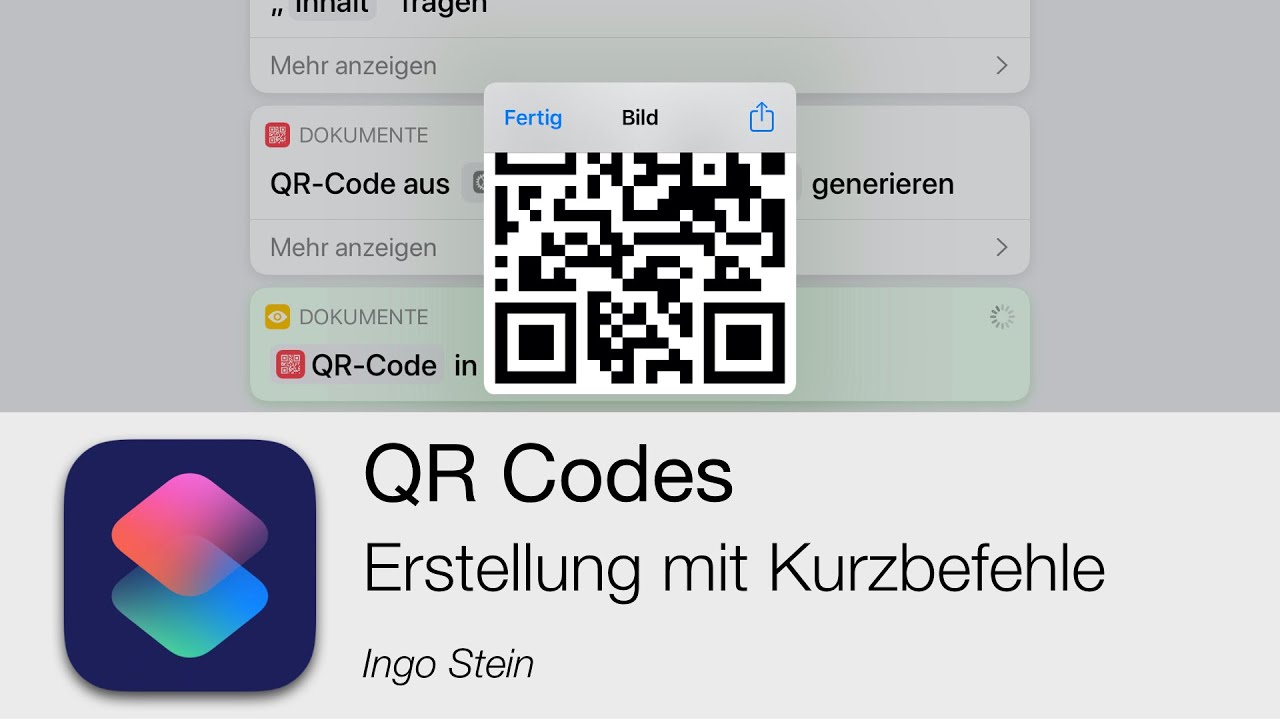 QR Code - Kurzbefehle