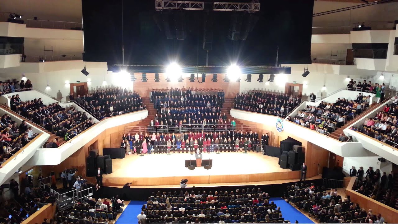 Hannah Nelson's speech and introduction of Michelle Obama at the Waterfront Hall, Belfast