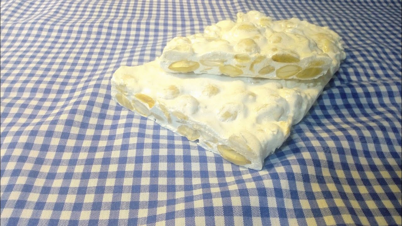TURRÓN DURO DE ALMENDRAS Ó TURRÓN DE ALICANTE/con solo 4 ingredientes. #lospaladaresdeinma