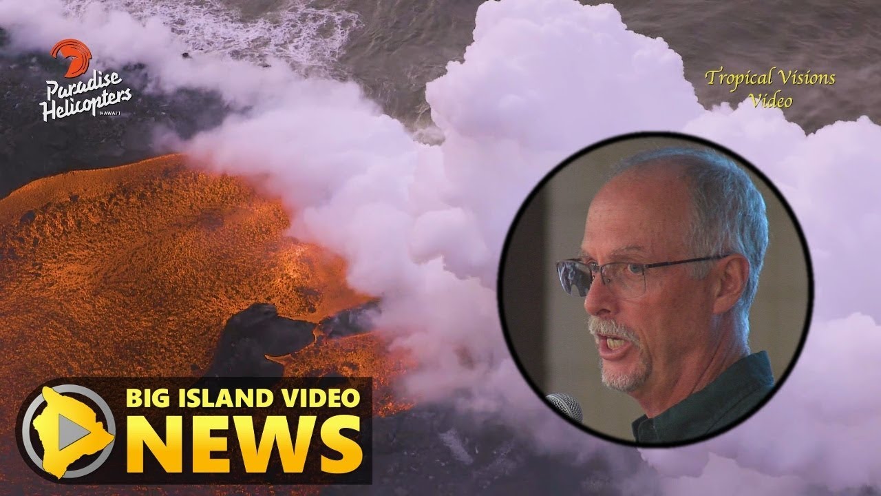 USGS Update On Hawaii Eruption - Pahoa Meeting 1/3 (July 24, 2018)