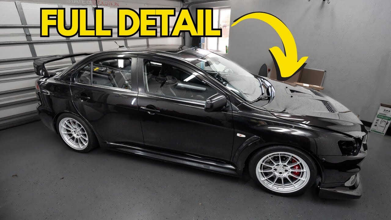 Detailing my Abandoned Mitsubishi Lancer Evo X! (Episode 2)