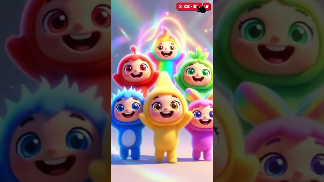 Rainbow Colors Song for Kids 🌈 | Educational Short| 